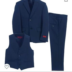Boys Navy 3 piece suit
